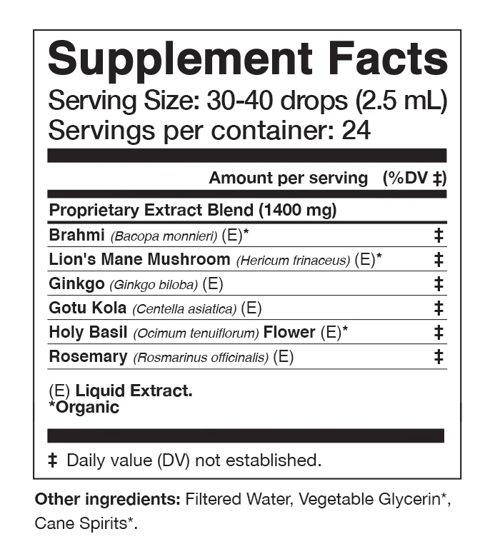CEREBRUM Tonic | Nootropic + Cognitive Support* - Image 14